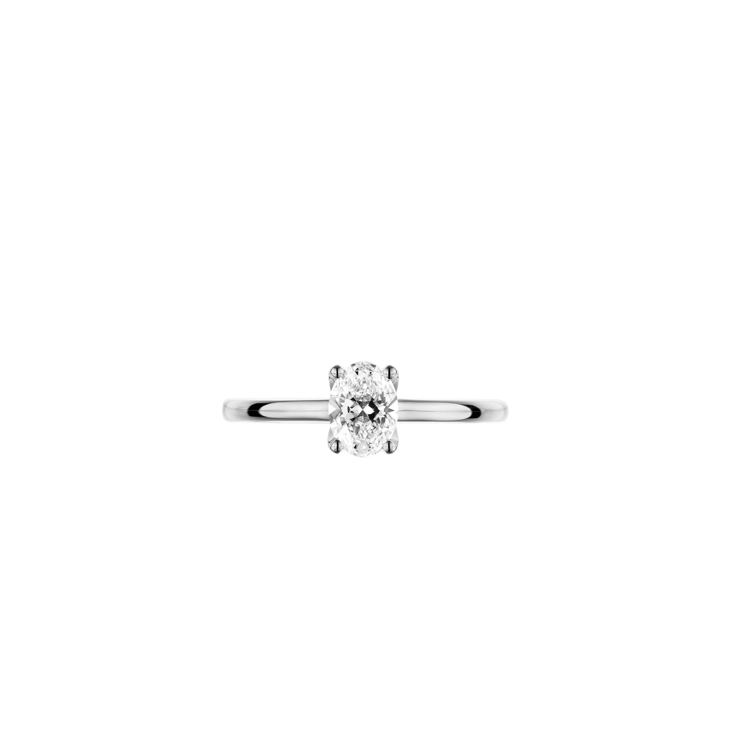 Bright World Ring - Oval cut - 0.50CT